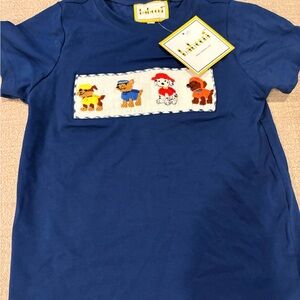 Kids Blue T-Shirt with Fun Animal Print